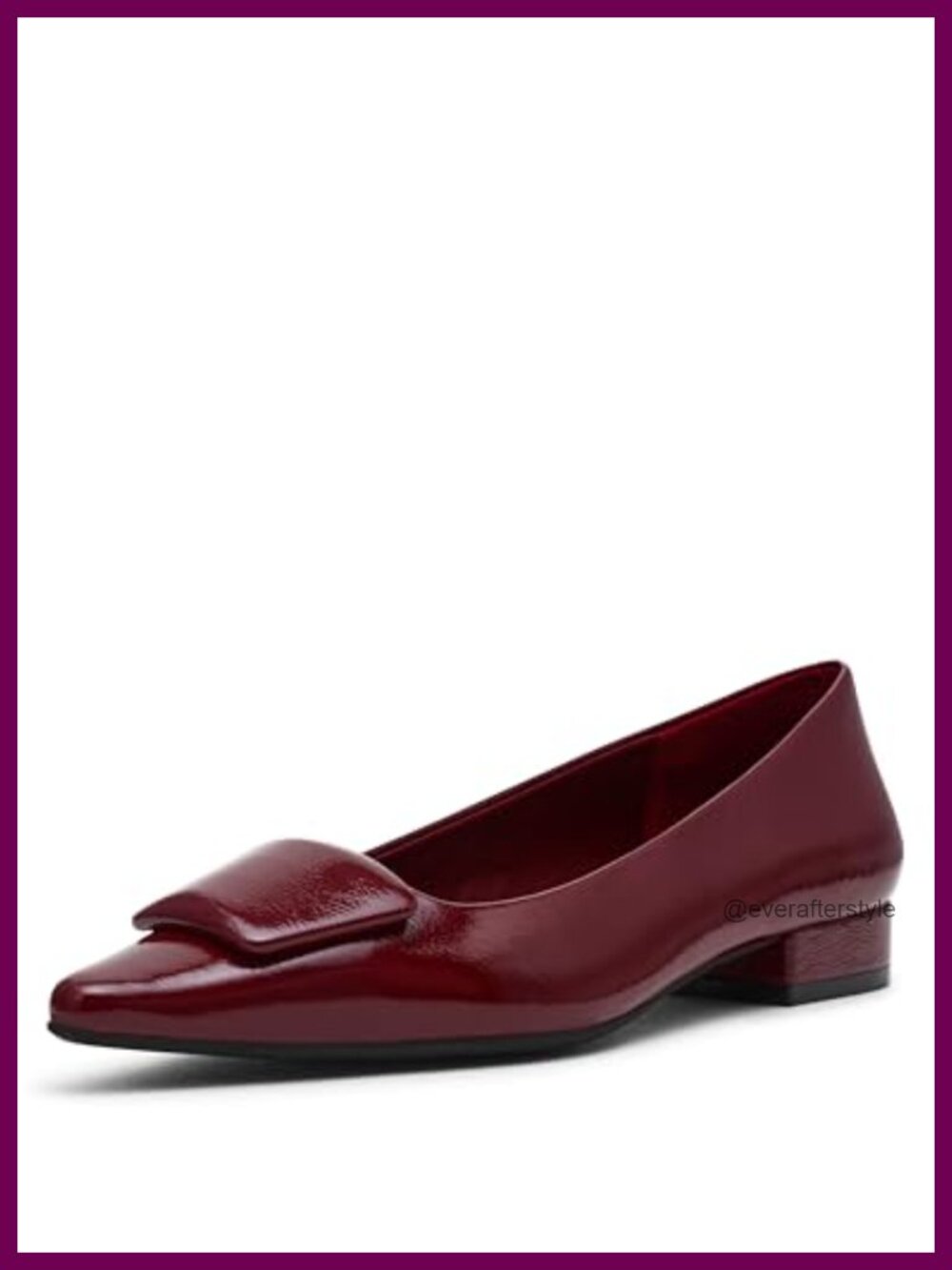 Crawford Ballet Flat Square Toe Slip-On Minimal Cushion Casual